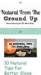 Mobile Screenshot of naturalfromthegroundup.com